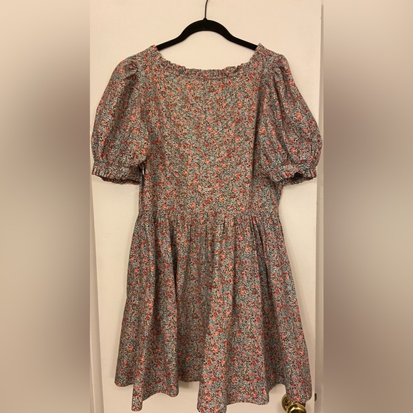 Doen Trail Mini Dress Petit Jardin Floral Size Large - Picture 5 of 12